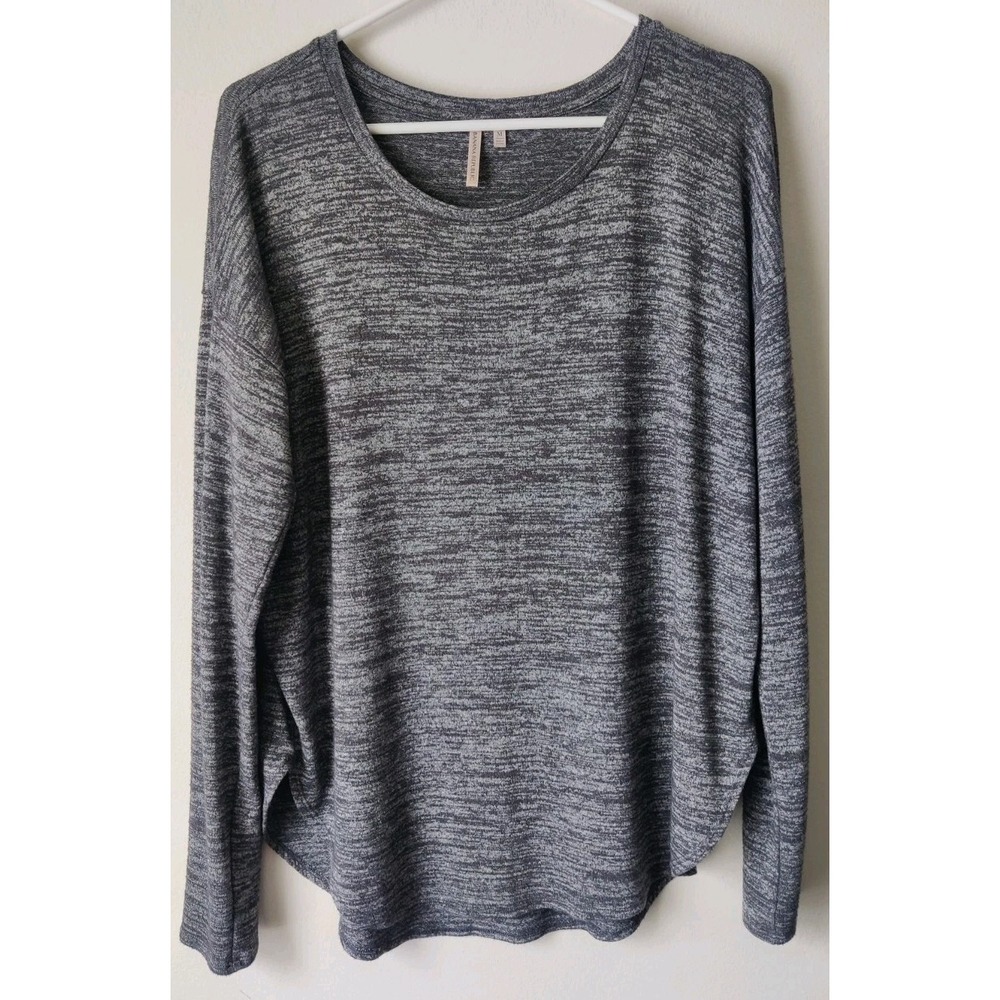 Banana Republic Women's Crewneck Pullover Longsleeve Top Gray Size Medium Comfy